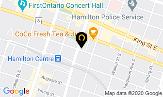 Guyatt Gaasenbeek & Millikin in Hamilton map