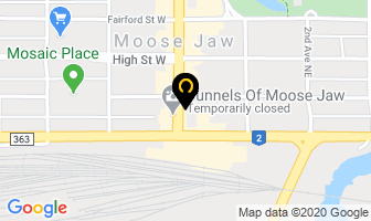 Guys And Dawls in Moose Jaw map