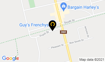 Guy's Frenchys in Berwick map