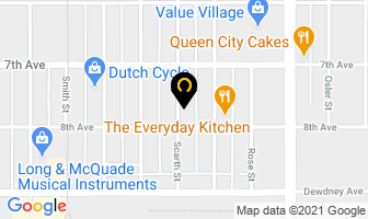 Gv Audio Inc in Regina map