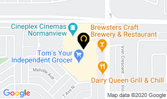 Gym Star Pro Shop in Regina map