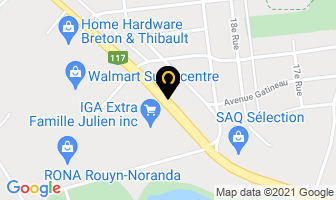 Gyva Boutique Du Bureau in Rouyn-Noranda map