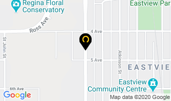 H & R Custom Water Ltd in Regina map