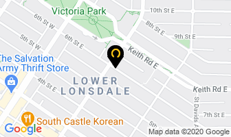 H I T S Canada in North Vancouver map