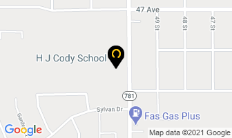 H J Cody School in Sylvan Lake map