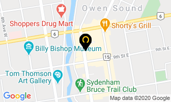 H2O Lounge in Owen Sound map