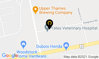 Haas Enterprises Inc in Woodstock map