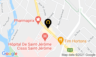 Haeck Josianne in Saint-Jérôme map