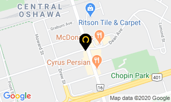 Hair Reaction in Oshawa map