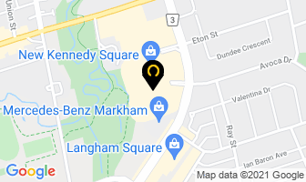 Hair Treasure in Markham map