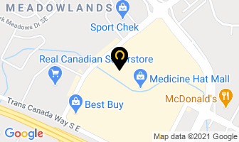 Hair Zone in Medicine Hat map