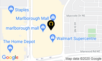 Hakim Optical Marlborough Mall in Calgary map