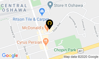 Half Price Books in Oshawa map
