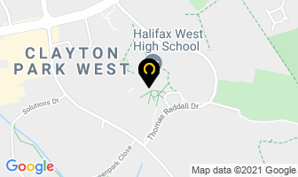 Halifax West High School in Halifax map