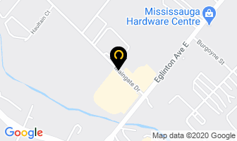 Hall Construction Inc in Mississauga map