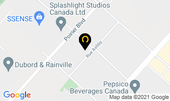 Haller Exhaust Products in Brantford map