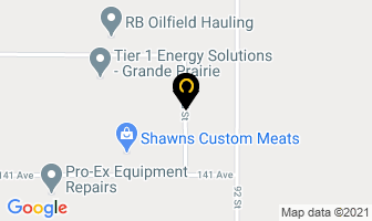 Halliburton Pinnacle in Grande Prairie map