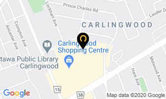 Hallmark Cards, Davis Agency in Guelph map