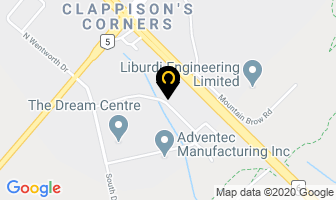 Hallmark Kitchens Ltd in Hamilton map