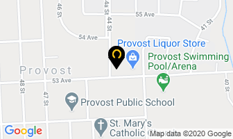 Halls Foods in Provost map