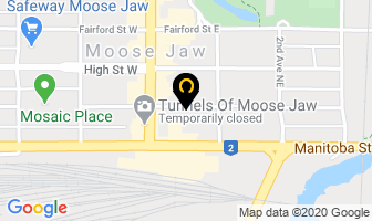 Halstead Denture Clinic in Moose Jaw map