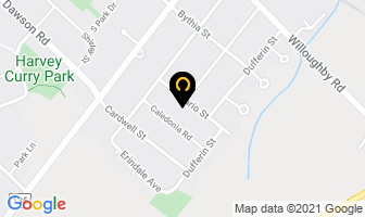 Halton Hills Paving Ltd in Orangeville map