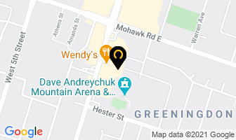 Hamilton Health & Wellness Centre in Hamilton map