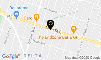 Hamilton Motorcycle Repair in Hamilton map