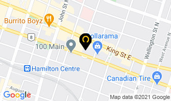 Hamilton Parking in Hamilton map
