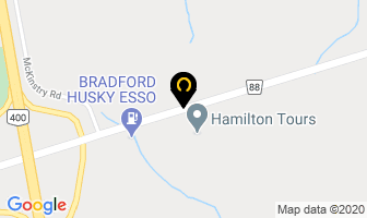 Hamilton Tours Ltd in Bradford West Gwillimbury map