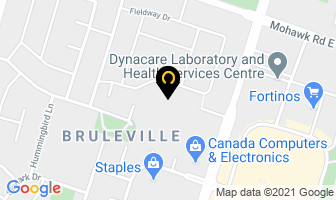 Hamilton-Wentworth District School Board in Hamilton map