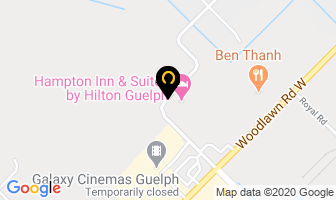 Hampton Inn & Suites By Hilton in Guelph map