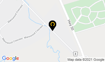 Hampton Inn Fax in Brampton map