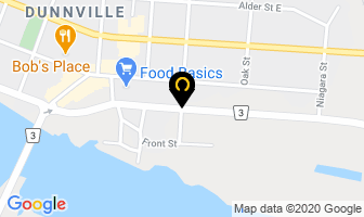 Hank's Auto Body in Amherstburg map