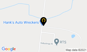 Hank's Auto Wreckers in Thurso map