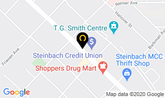Hank's Upholstery 1997 in Steinbach map
