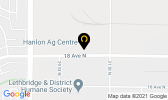 Hanlon Ag Centre Ltd in Lethbridge map