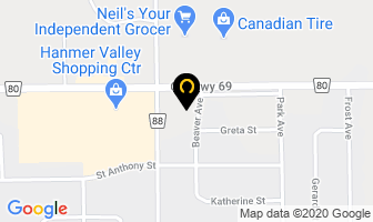 Hanmer Car Care in Sudbury map