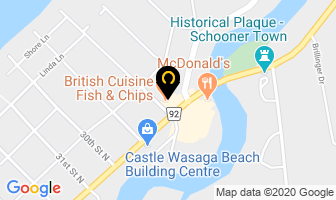 Hannah Nail Wasaga in Wasaga Beach map