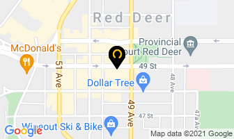 Hanson Financial Group Inc in Red Deer map