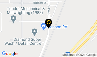 Hanson Rv in Warman map