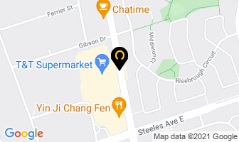 Happy Feet Providers in Markham map