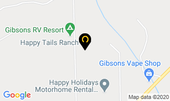 Happy Tails Ranch in Saint-Prime map
