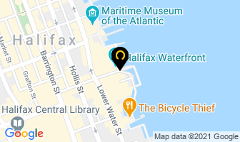 Harbour Hopper Tours in Halifax map