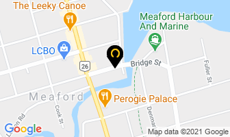 Harbour Landing B & B in Meaford map