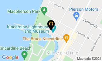 Harbour Terrace Condominiums in Kincardine map