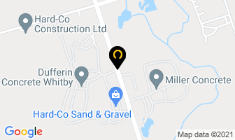 Hard-Co Sand & Gravel in Whitby map