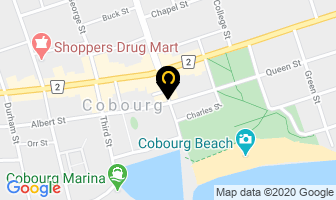 Harden & Huyse in Cobourg map