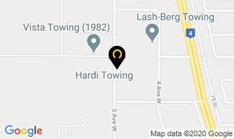 Hardi Towing in North Battleford map