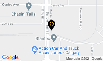 Harding Optical Labs in Calgary map